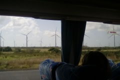 Windmill farm in the interior of Panama