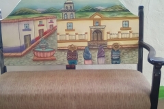 Decorative seating at La Hacienda Hotel