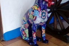 Ceramic sculpture at La Hacienda - there were many beautiful ceramic tiles at this hotel