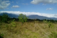 Approaching the mountains near Boquete