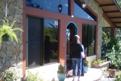 Front door of Jackie's house
