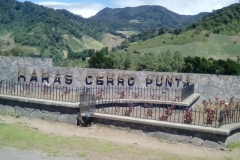 Entrance gate at the horse ranch
