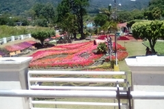 The fairgrounds in Boquete, just after the annual Flower and Coffee Fair