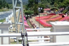 Another view of the fairgrounds. The Caldera River flows through Boquete.